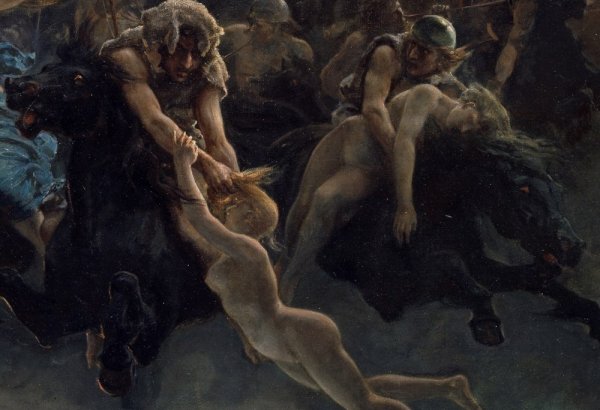 Петер Николай Арбо. Дикая охота Одина. 1872