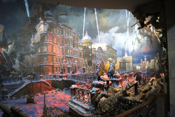 Диорама блокада Ленинграда музей Победы