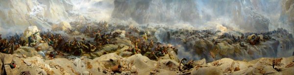 Диорама Альпийский поход Суворова