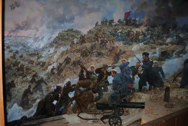 Диорама «взятие Ростова» м. б. Грекова (1929)