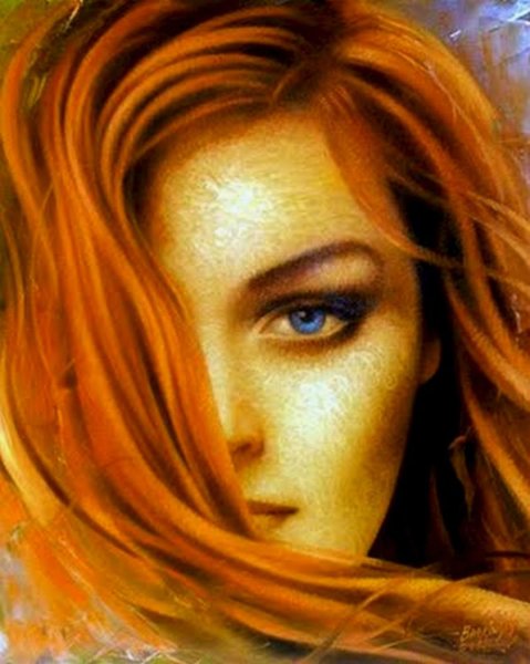 Художник Артур Брагинский женский портрет