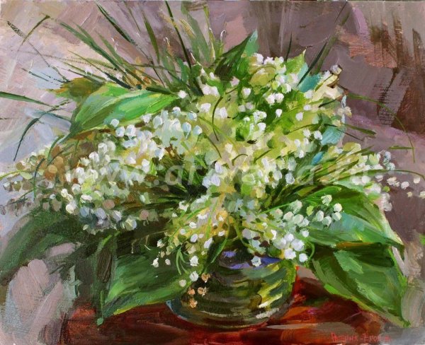 Ландыши в живописи (Lily of the Valley)