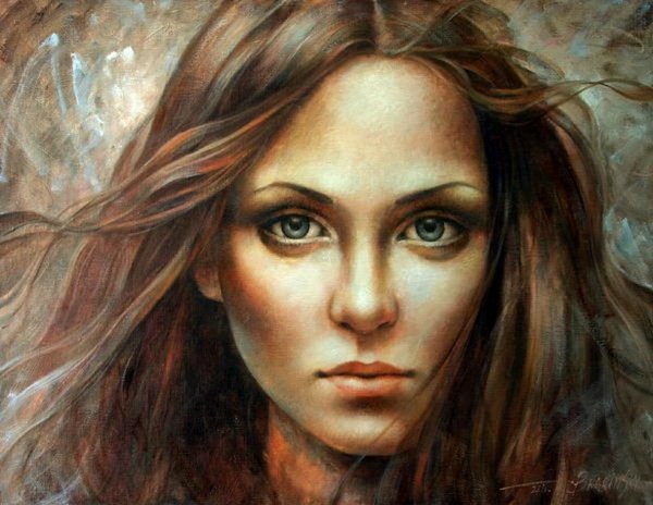 Художник Артур Брагинский Моника