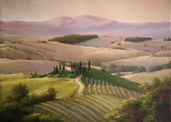 Художник Италия Тоскана