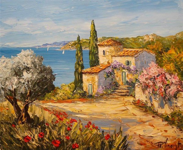 Тоскана прованский пейзаж Импрессионисты