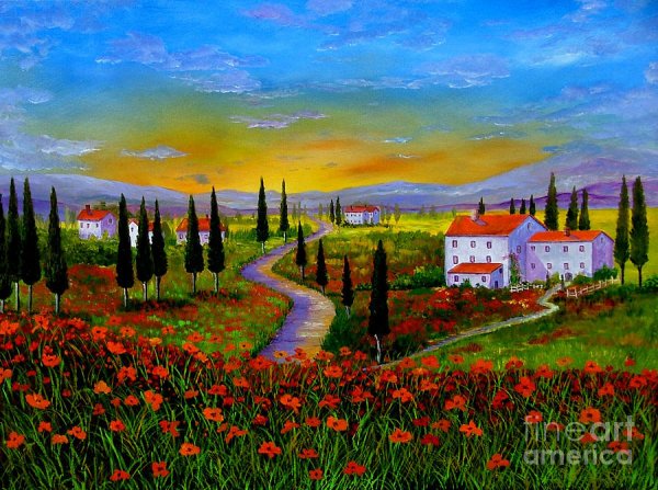 Яркие пейзажи Тосканы