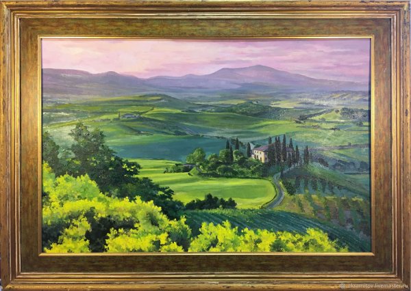 Тоскана живопись маслом