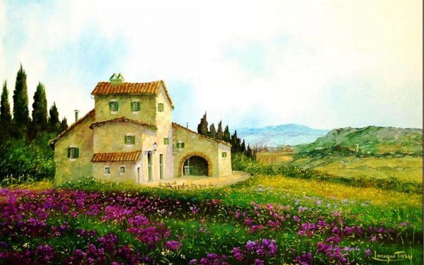 Итальянские пейзажи Лусиано Торси