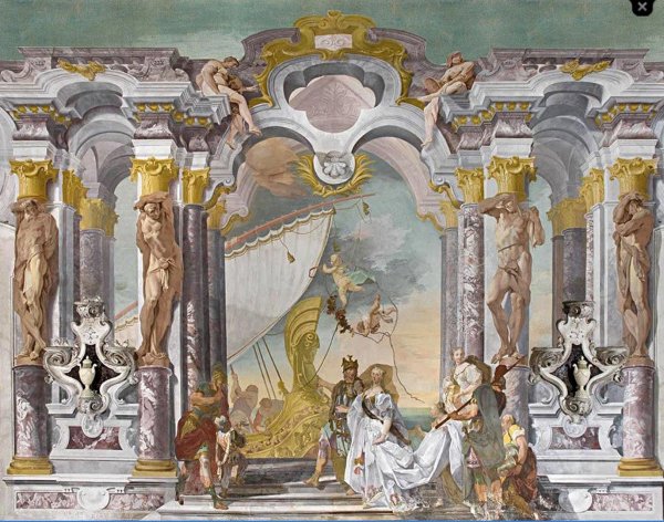 Иллюстрация на тему фресковая живопись