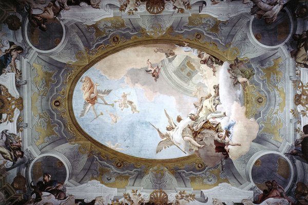 Джованни Баттиста Тьеполо Олимп фреска