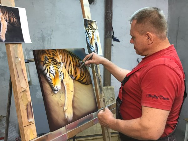 Живопись аэрографом