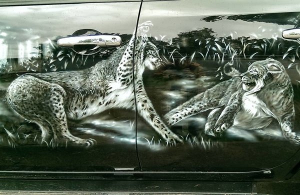 Картины аэрографом