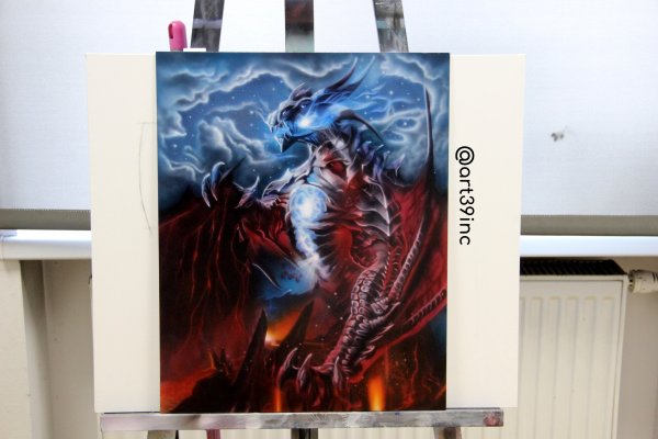 Картины аэрографом