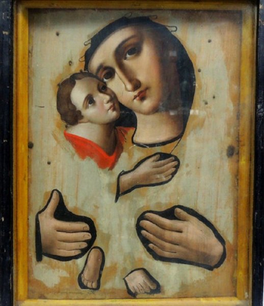 Святитель Василий Великий икона Академический стиль