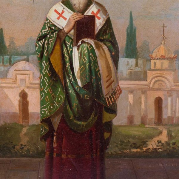 Икона Богородицы Академическая живопись