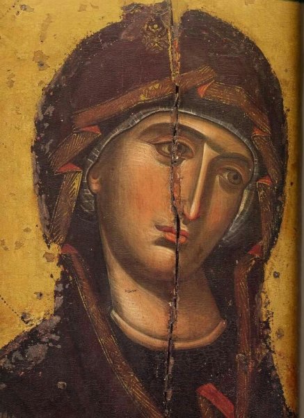 Икона Божьей матери Академический стиль