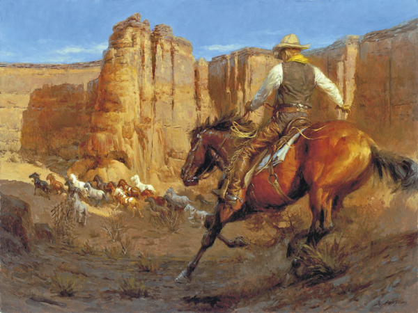 Энди Томас картины дикий Запад