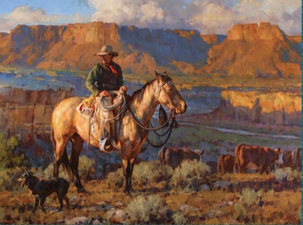 Ковбой живопись
