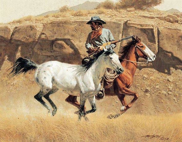 Фрэнк Маккарти живопись дикого Запада