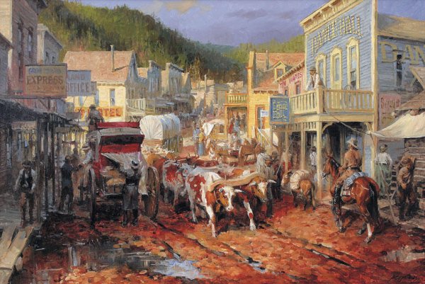 Дикий Запад картины