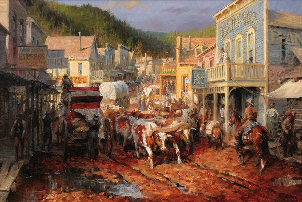 Дикий Запад картины