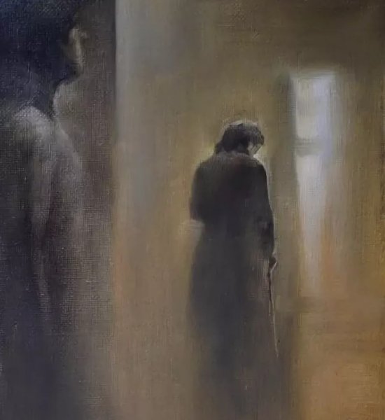 Расставание акварель