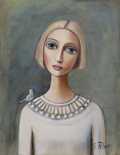 Sandra Pelser картины портреты