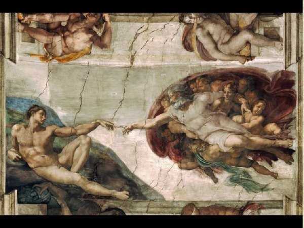 Микеланджело Буонарроти Сотворение Адама