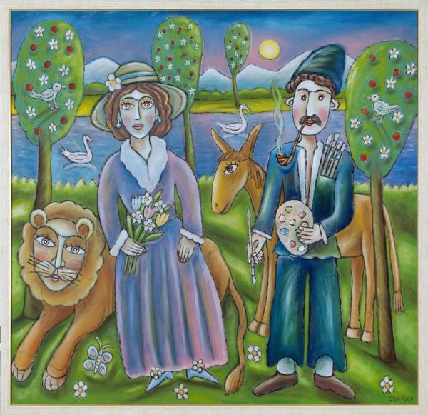 Faiza Maghni художник картины