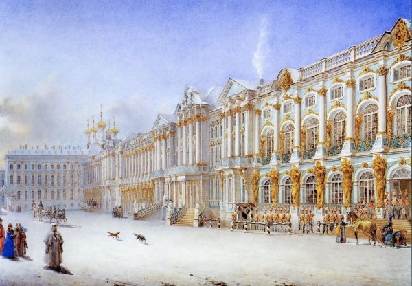 Екатерининский дворец в Царском селе 18 век