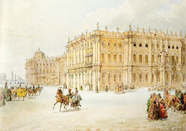 Зимний дворец Санкт-Петербург 19 век