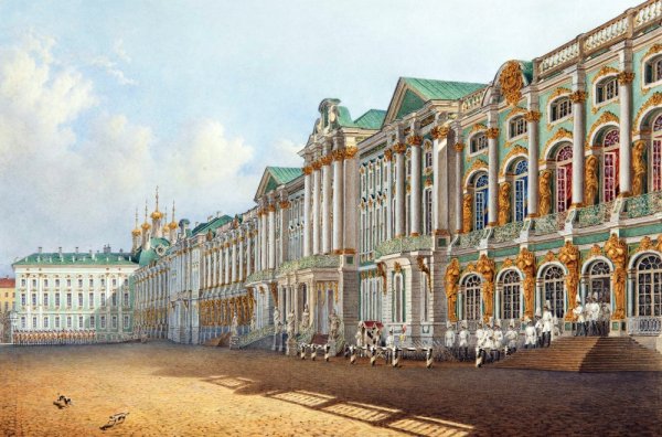 Екатерининский дворец в Царском селе 18 век