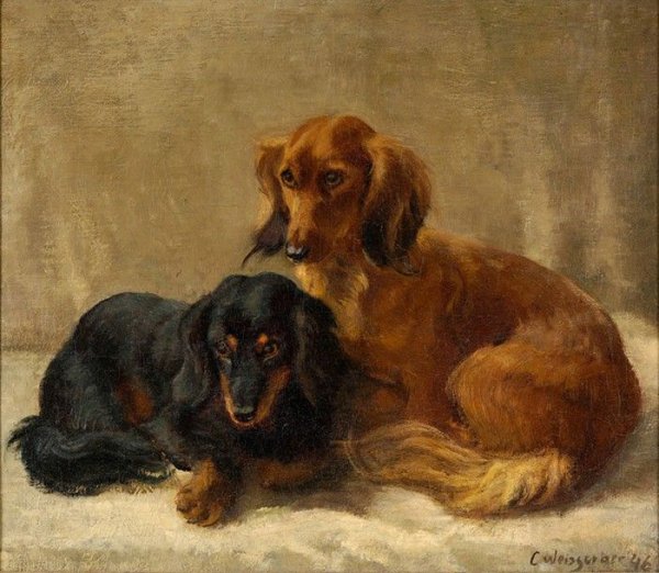 Соломон Пильц художник картины собак