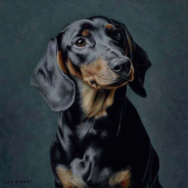 Такса в живописи