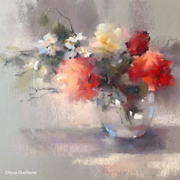 Елена Дюшан пастель