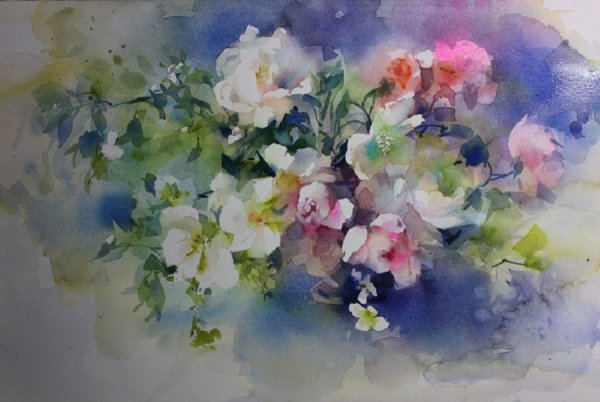 Olena Duchene пастель