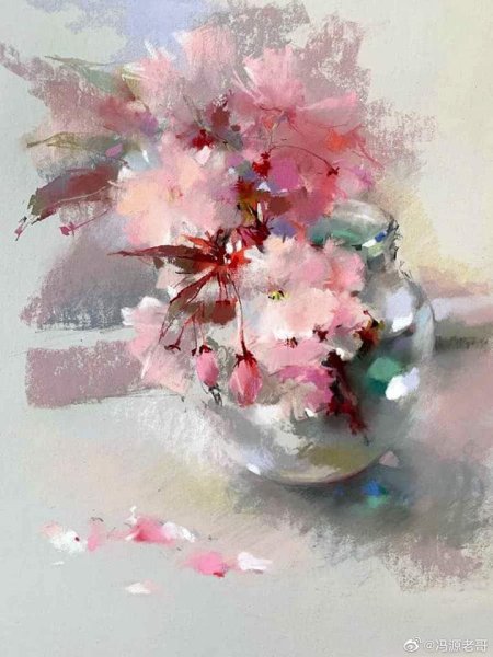 Olena Duchene пастель