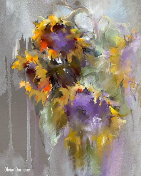 Елена Дюшан пастель