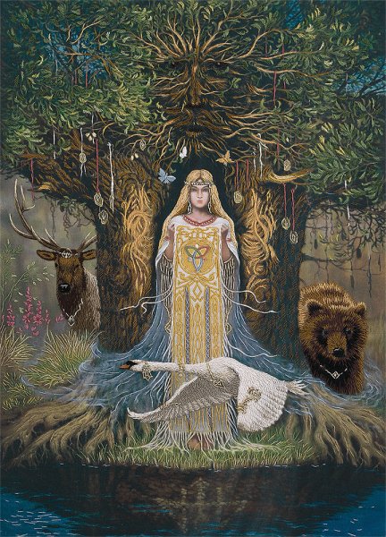 Вышивка Панна оберег Веда