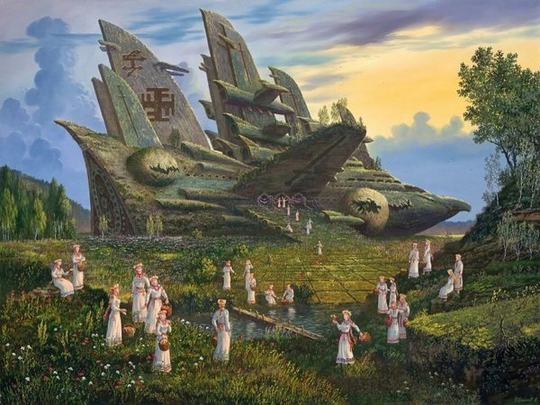 Всеволод Иванов художник Ведическая Русь