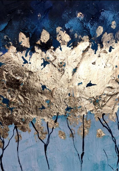 Живопись с сусальным золотом