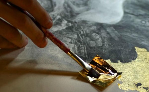 Сусальное золото в живописи