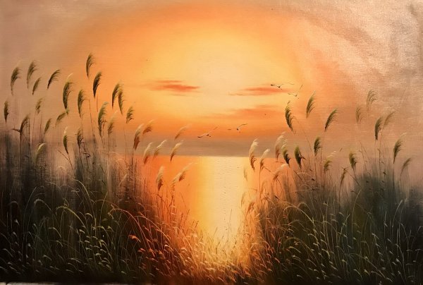 Рассвет живопись