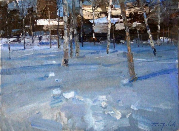 Снежный ангел живопись