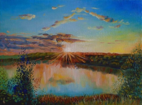 Рассвет картины художников