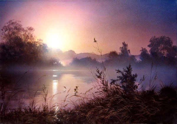 Юшкевич Виктор Николаевич река пейзаж