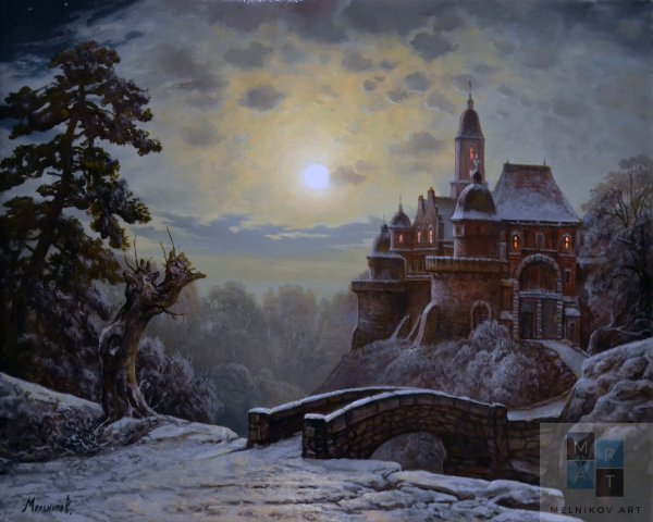 Александр Мельников, зимний пейзаж