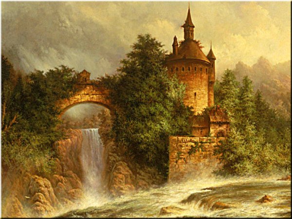 Карл Фридрих Лессинг. Рыцарский замок