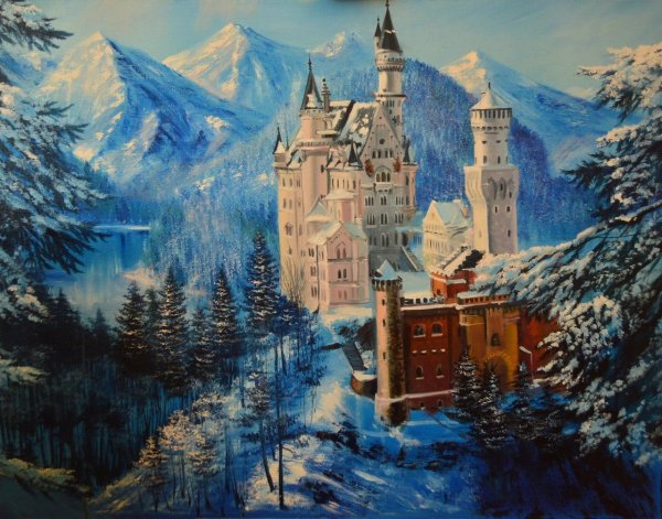 Нойшванштайн картина