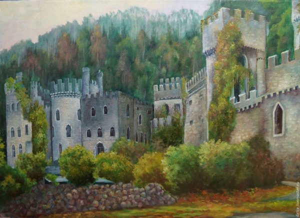 Замок Грааля картина